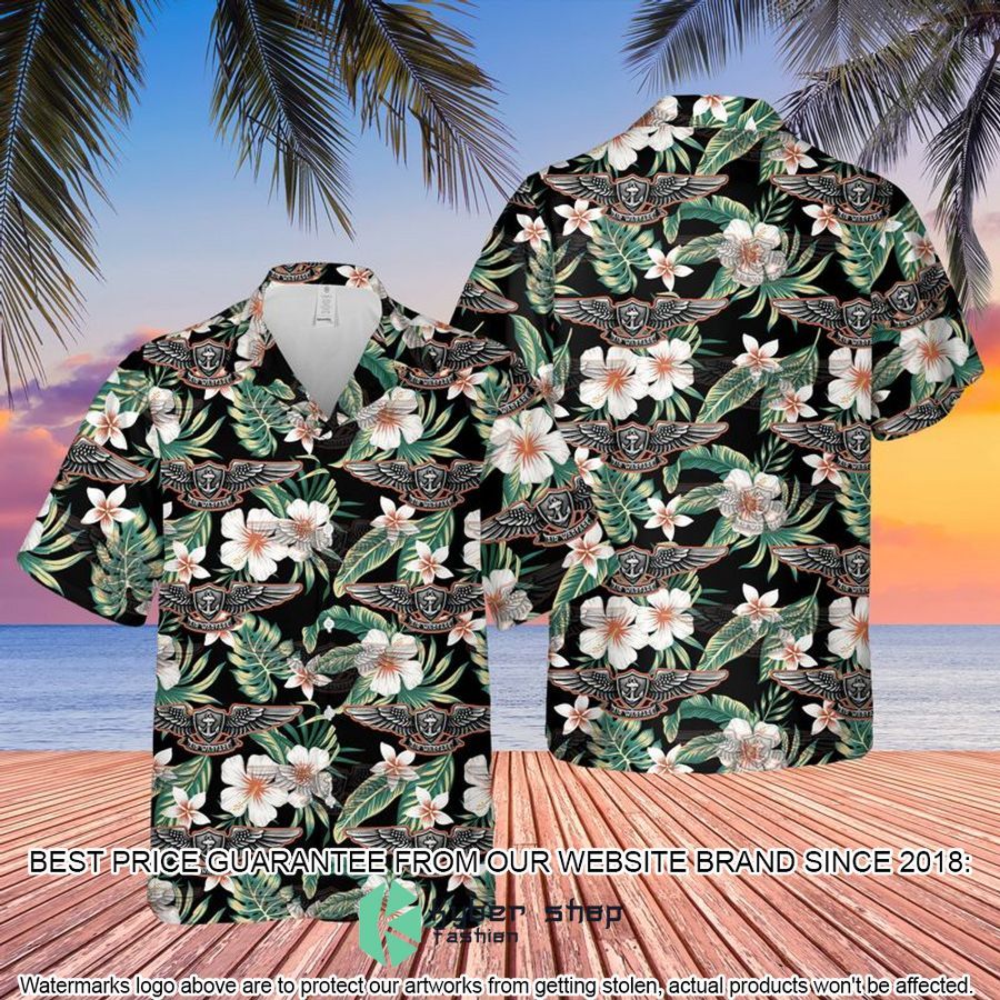 US Navy Enlisted Aviation Warfare Specialist Hawaiian Shirt