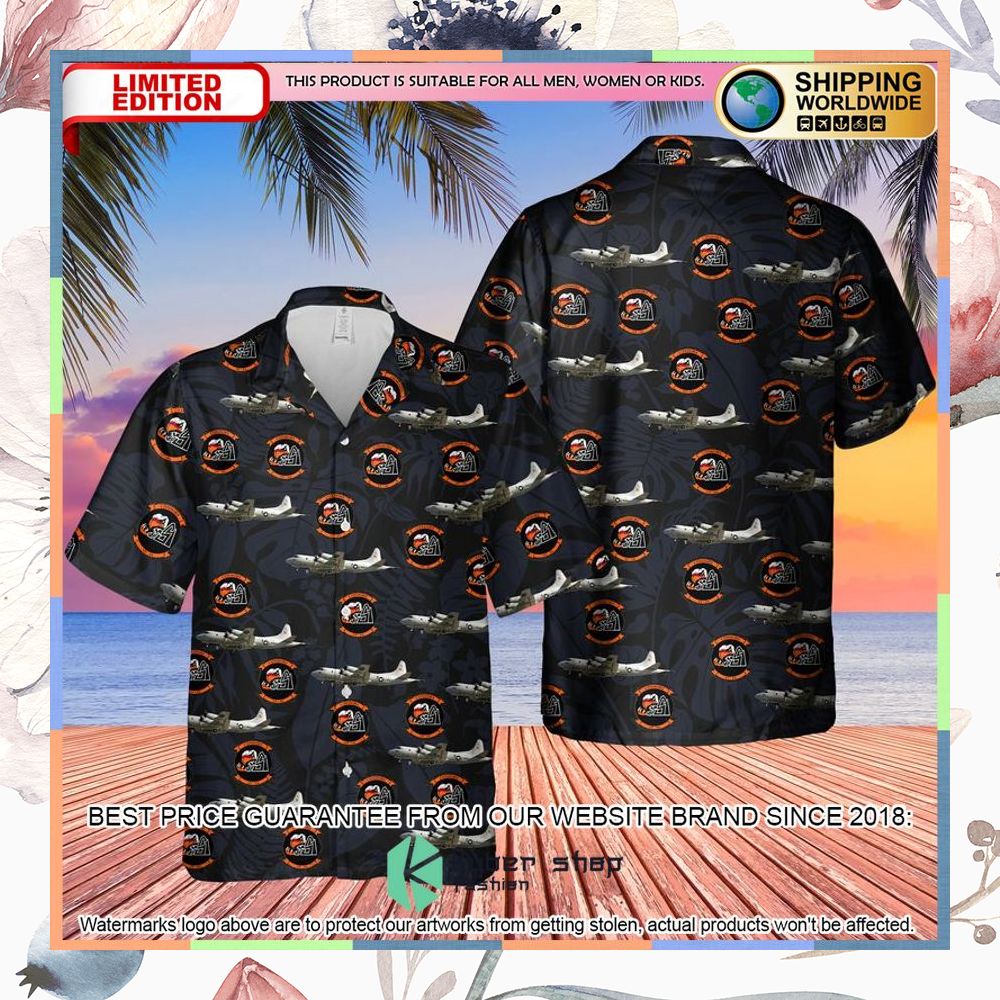 US Navy Lockheed P-3 Orion Patrol Squadron VP-64 Hawaiian Shirt 3 US Navy Lockheed P-3 Orion Patrol Squadron VP-64 Hawaiian Shirt word1