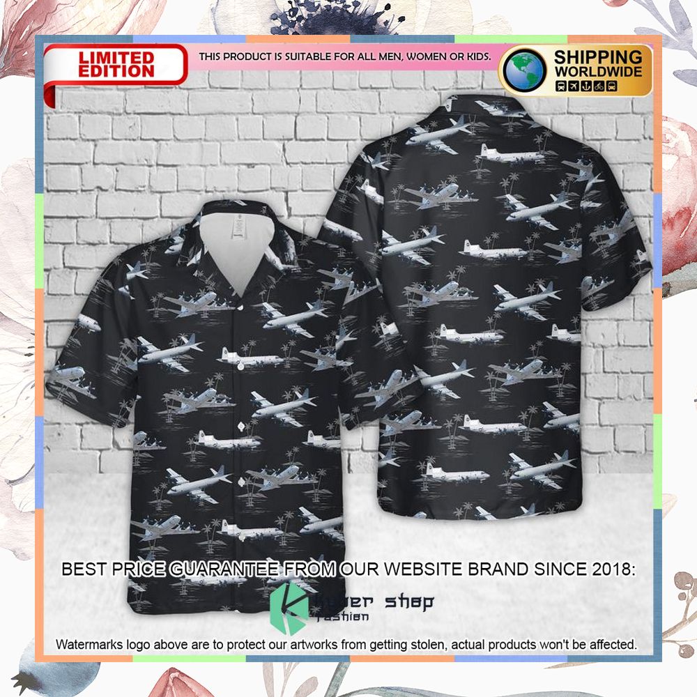 US Navy Lockheed P-3C Orion black Hawaiian Shirt 3 US Navy Lockheed P-3C Orion black Hawaiian Shirt word1