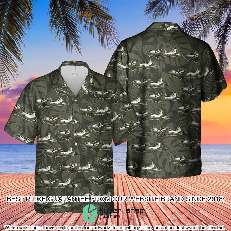 US Navy Lockheed P-3C Orion Hawaiian Shirt word1