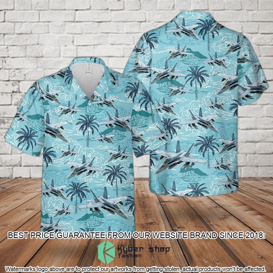 US Navy McDonnell Douglas FA-18 Hornet Hawaiian Shirt