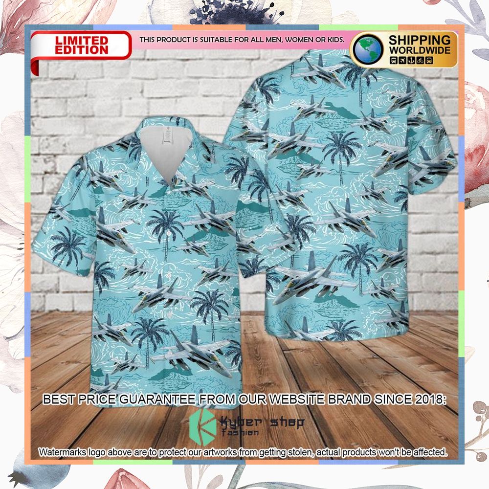 US Navy McDonnell Douglas FA-18 Hornet Hawaiian Shirt 3 US Navy McDonnell Douglas FA-18 Hornet Hawaiian Shirt word3
