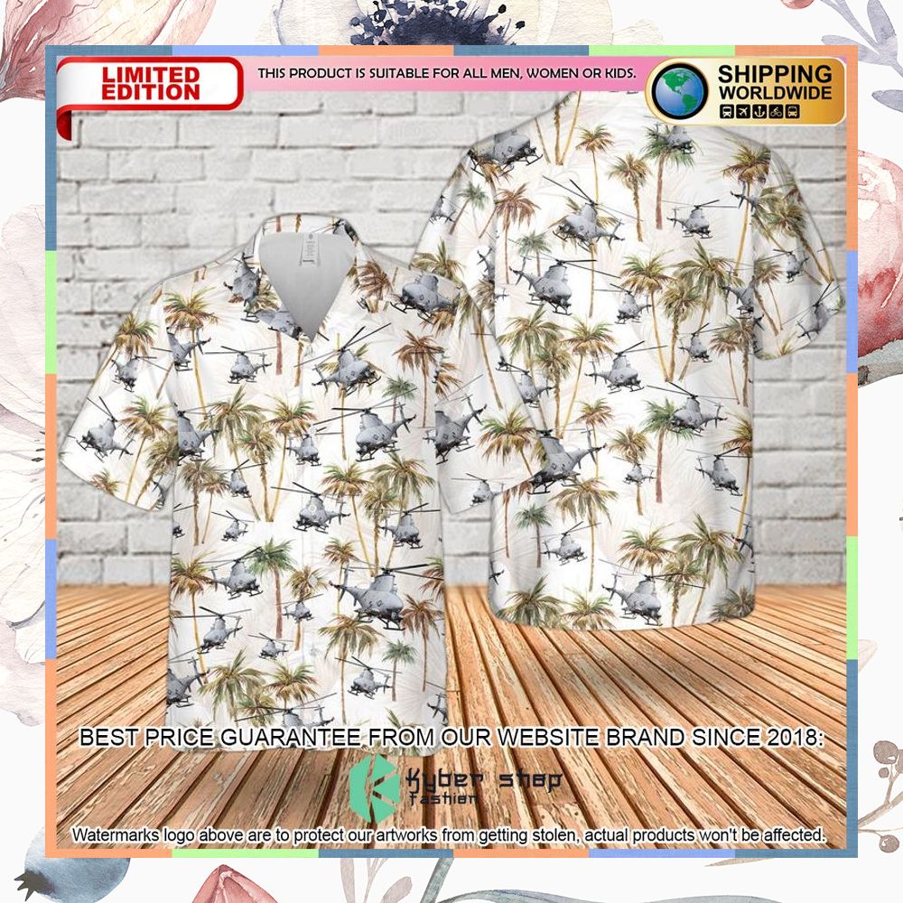 US Navy Northrop Grumman MQ-8 Fire Scout palm tree white Hawaiian Shirt 3 US Navy Northrop Grumman MQ-8 Fire Scout palm tree white Hawaiian Shirt word3