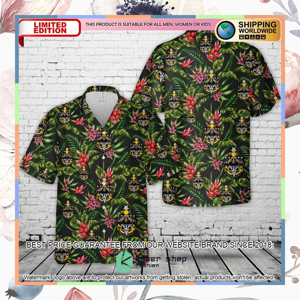 US Navy Senior Chief with Goat head anchor Hawaiian Shirt 3 US Navy Senior Chief with Goat head anchor Hawaiian Shirt word2