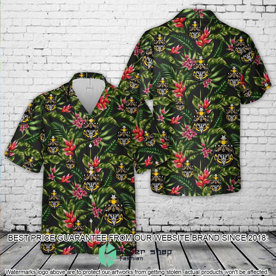 US Navy Senior Chief with Goat head anchor Hawaiian Shirt
