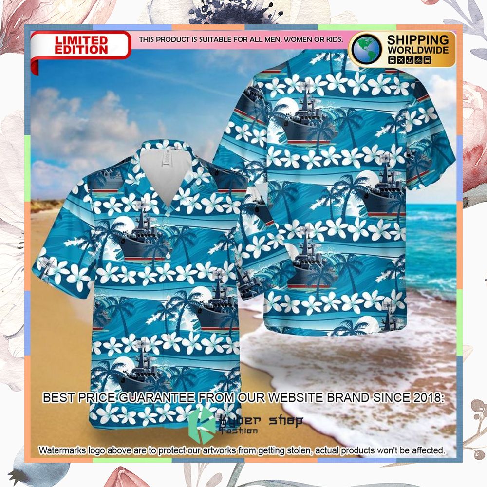 US Navy Ship flowers Hawaiian Shirt 3 US Navy Ship flowers Hawaiian Shirt word2