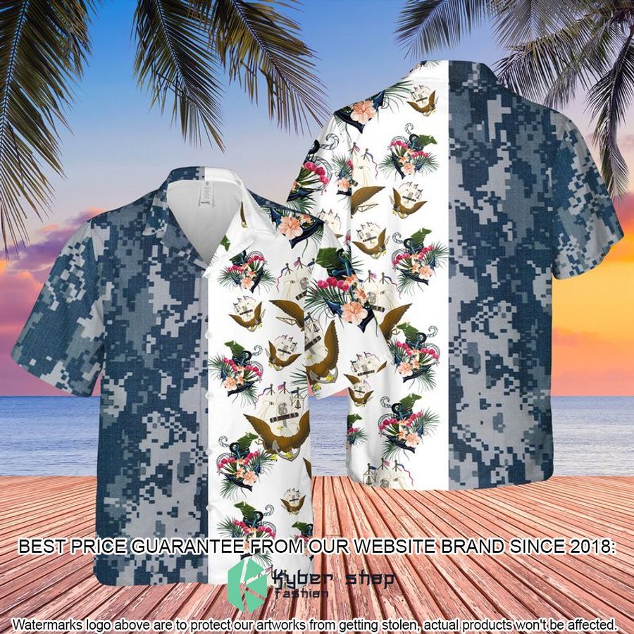 US Navy Ship Hawaiian Shirt