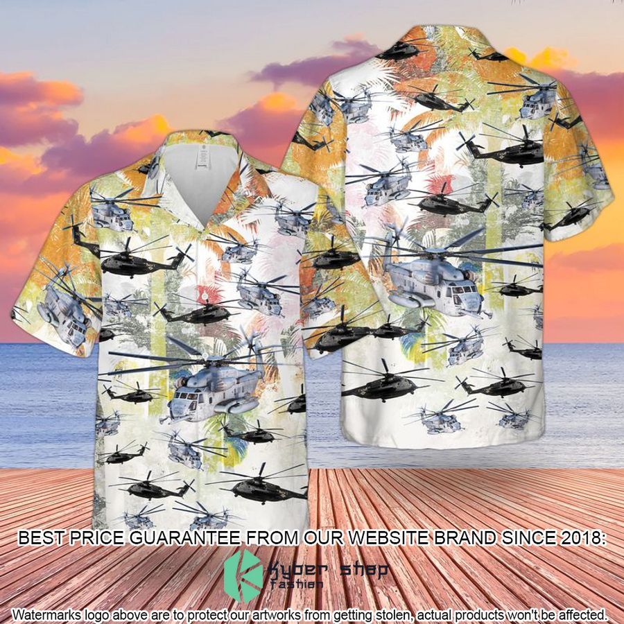 US Navy Sikorsky CH-53E Super Stallion Hawaiian Shirt