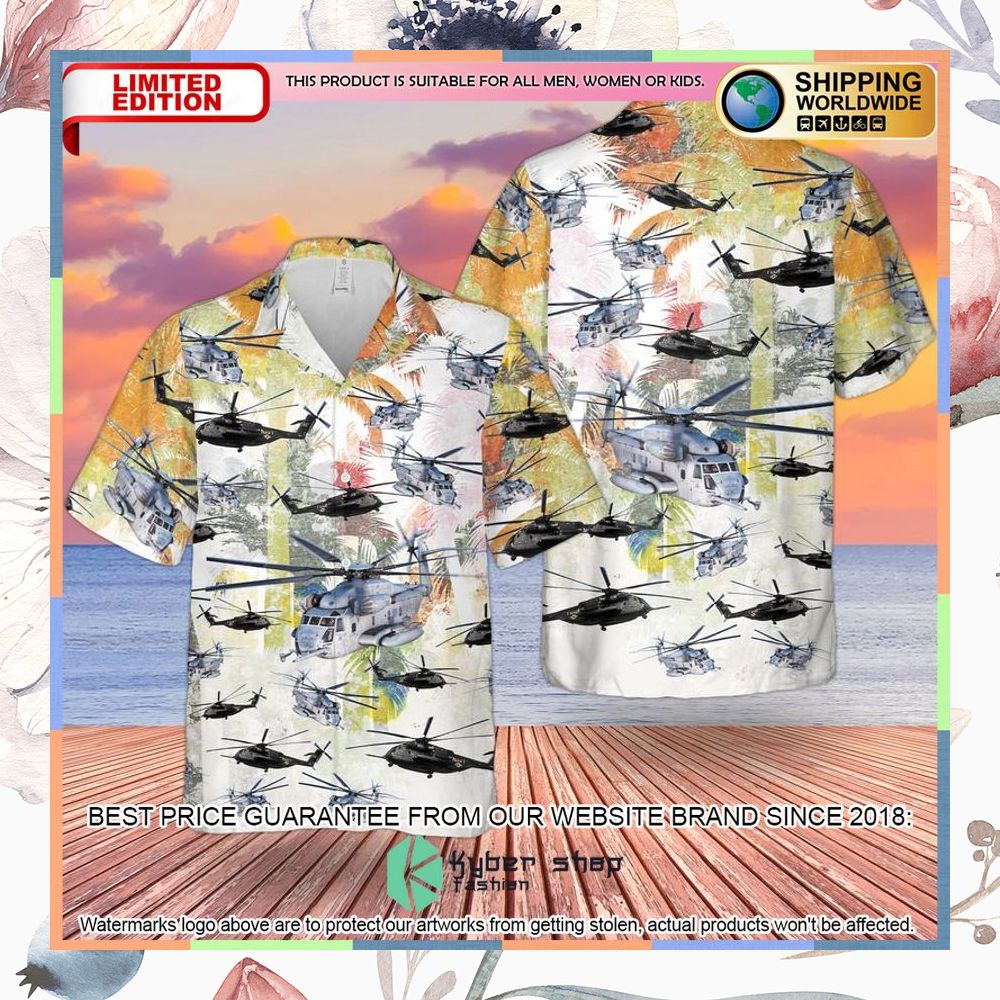 US Navy Sikorsky CH-53E Super Stallion Hawaiian Shirt 3 US Navy Sikorsky CH-53E Super Stallion Hawaiian Shirt word3