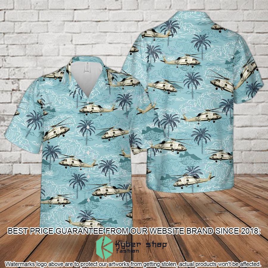 US Navy Sikorsky SH-60 Seahawk Hawaiian Shirt