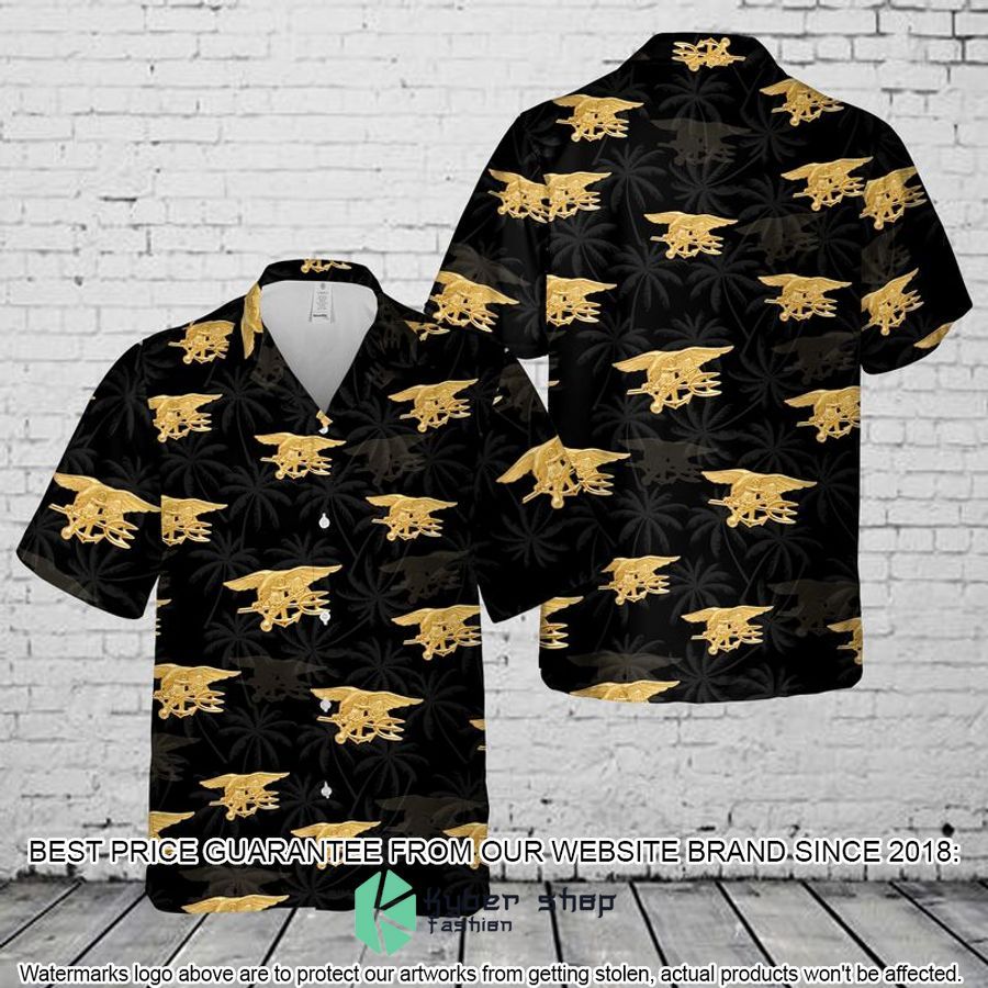 US Navy Special Warfare Badge Hawaiian Shirt