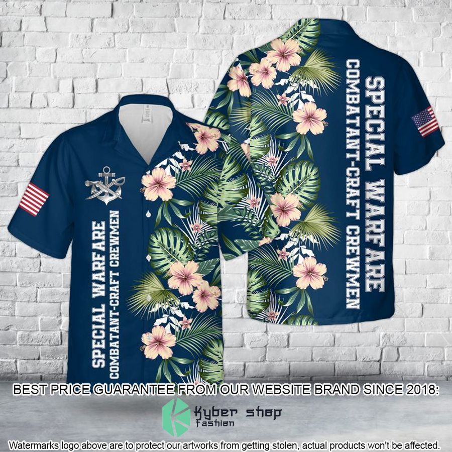 US Navy Special Warfare Combatant-craft Crewmen Hawaiian Shirt
