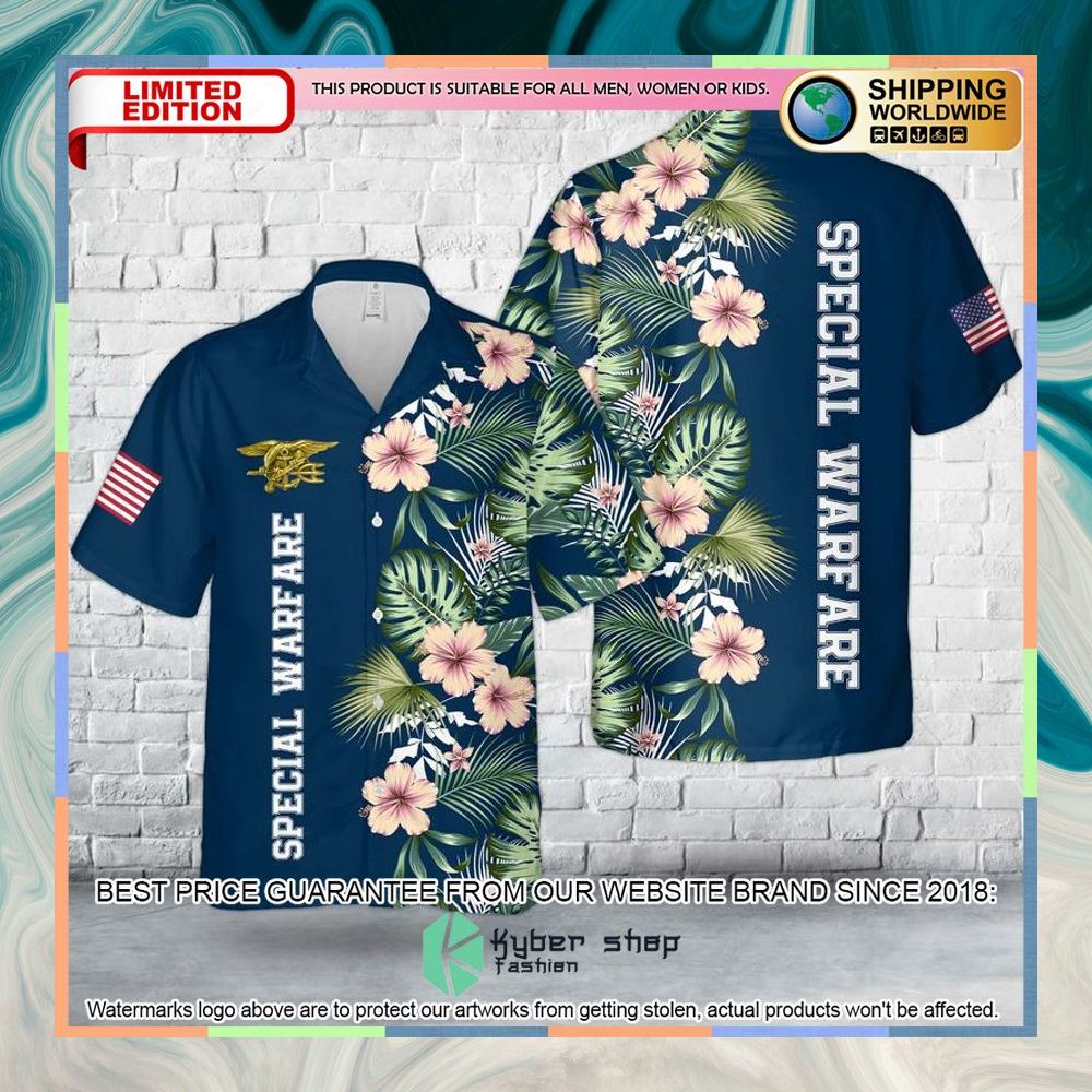 US Navy Special Warfare Hawaiian Shirt 3 US Navy Special Warfare Hawaiian Shirt word2
