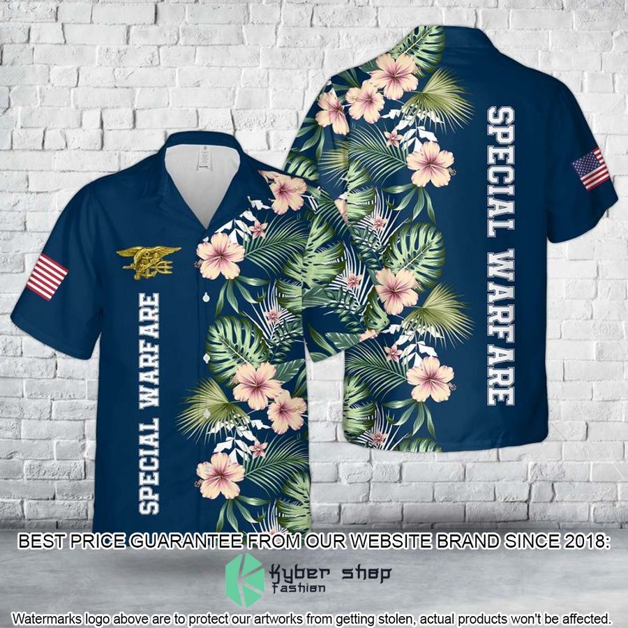 US Navy Special Warfare Hawaiian Shirt