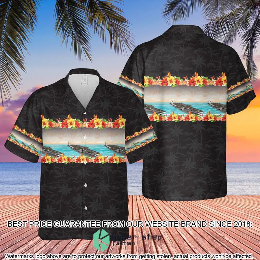 US Navy USS Enterprise (CVN-80) Hawaiian Shirt