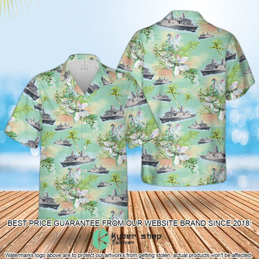 US Navy USS Green Bay (LPD-20) Hawaiian Shirt