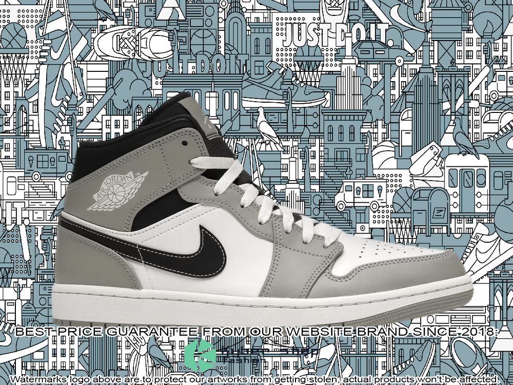 Light Smoke Grey Anthracite Air Jordan 1 Mid word1
