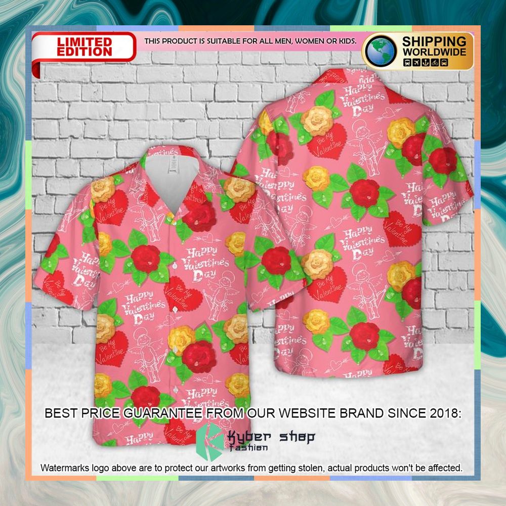 Valentine Love Cupid Hawaiian Shirt 3 Valentine Love Cupid Hawaiian Shirt word2