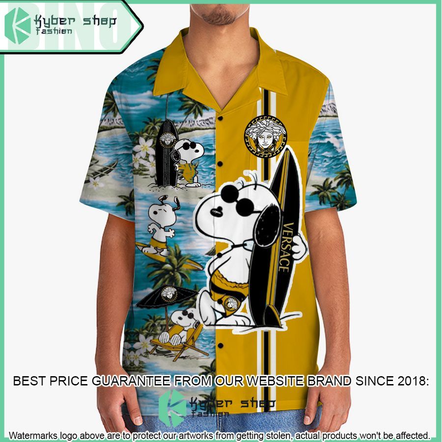 versace snoopy hawaiian shirt and shorts 2 255