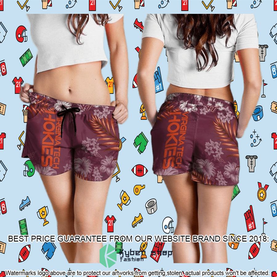 Virginia Tech Hokies Ncaa Tropical Aloha Hawaiian Shirt, Shorts 11 virginia tech hokies ncaa tropical aloha hawaiian shirt shorts 11 966