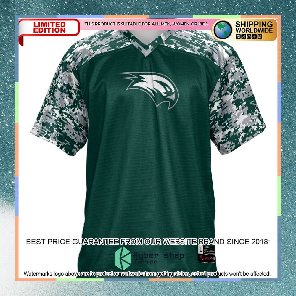 Wagner College Seahawks Green Football Jersey 6 Wagner College Seahawks Green Football Jersey word2