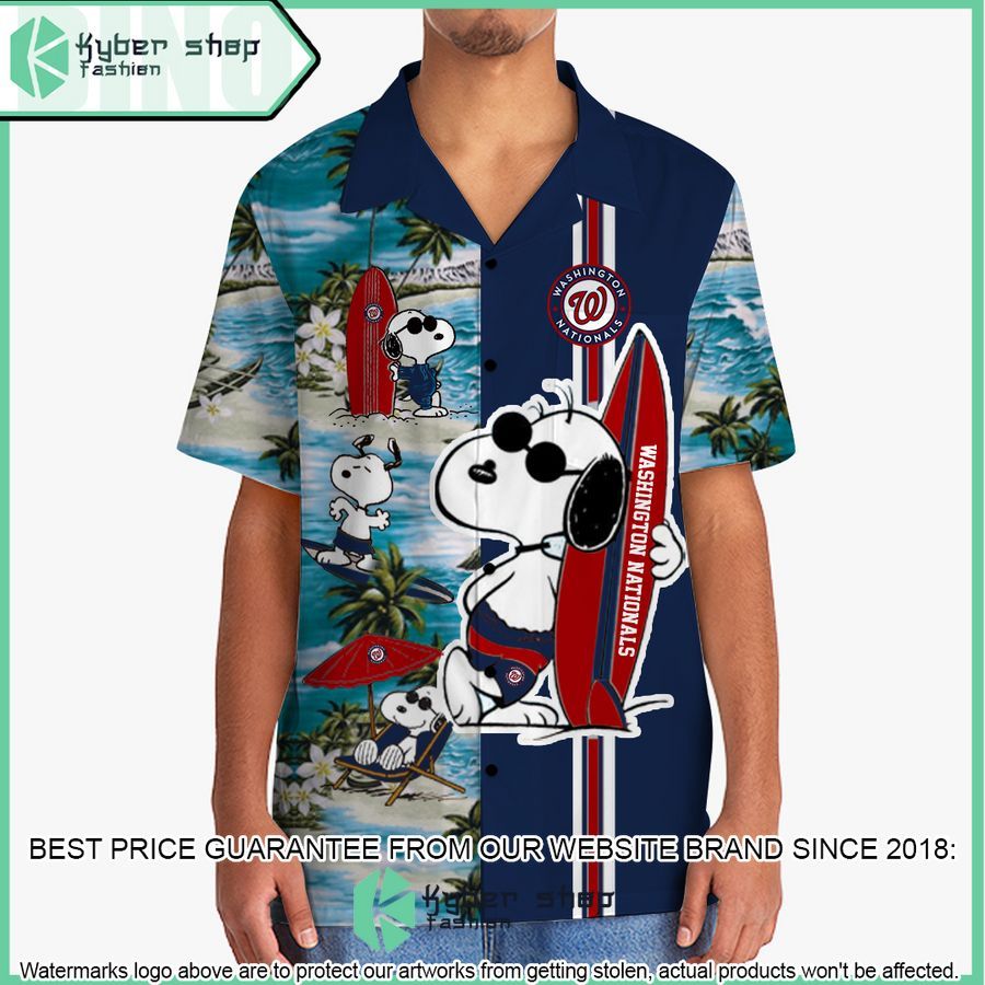 washington nationals snoopy hawaiian shirt and shorts 2 335