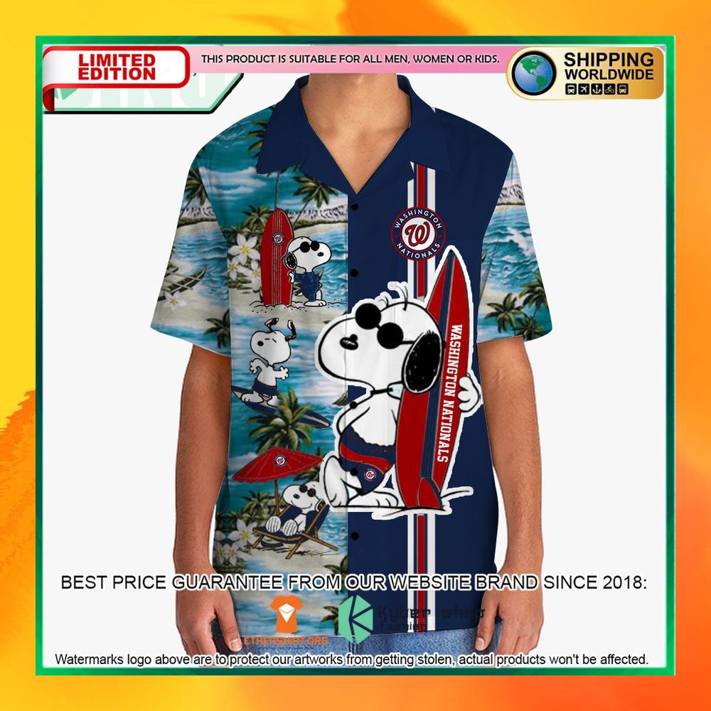 Washington Nationals Snoopy Hawaiian Shirt and Shorts 5 washington nationals snoopy hawaiian shirt and shorts 2 895