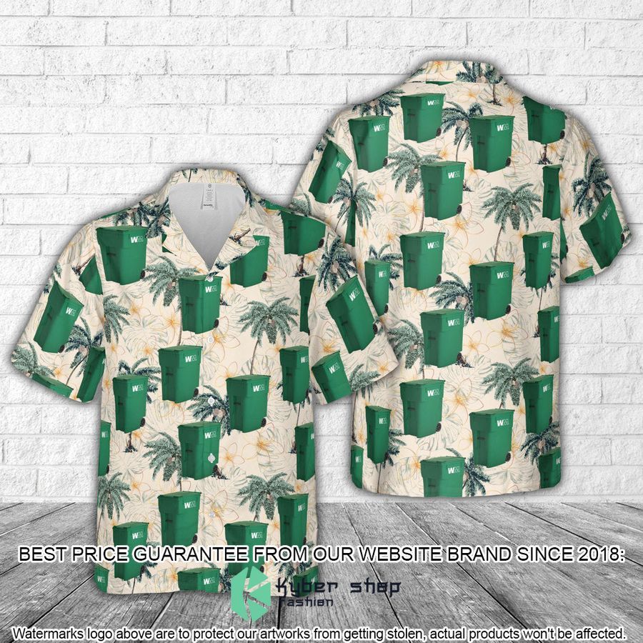 Waste Management 96-Gallon Residential Container Hawaiian Shirt