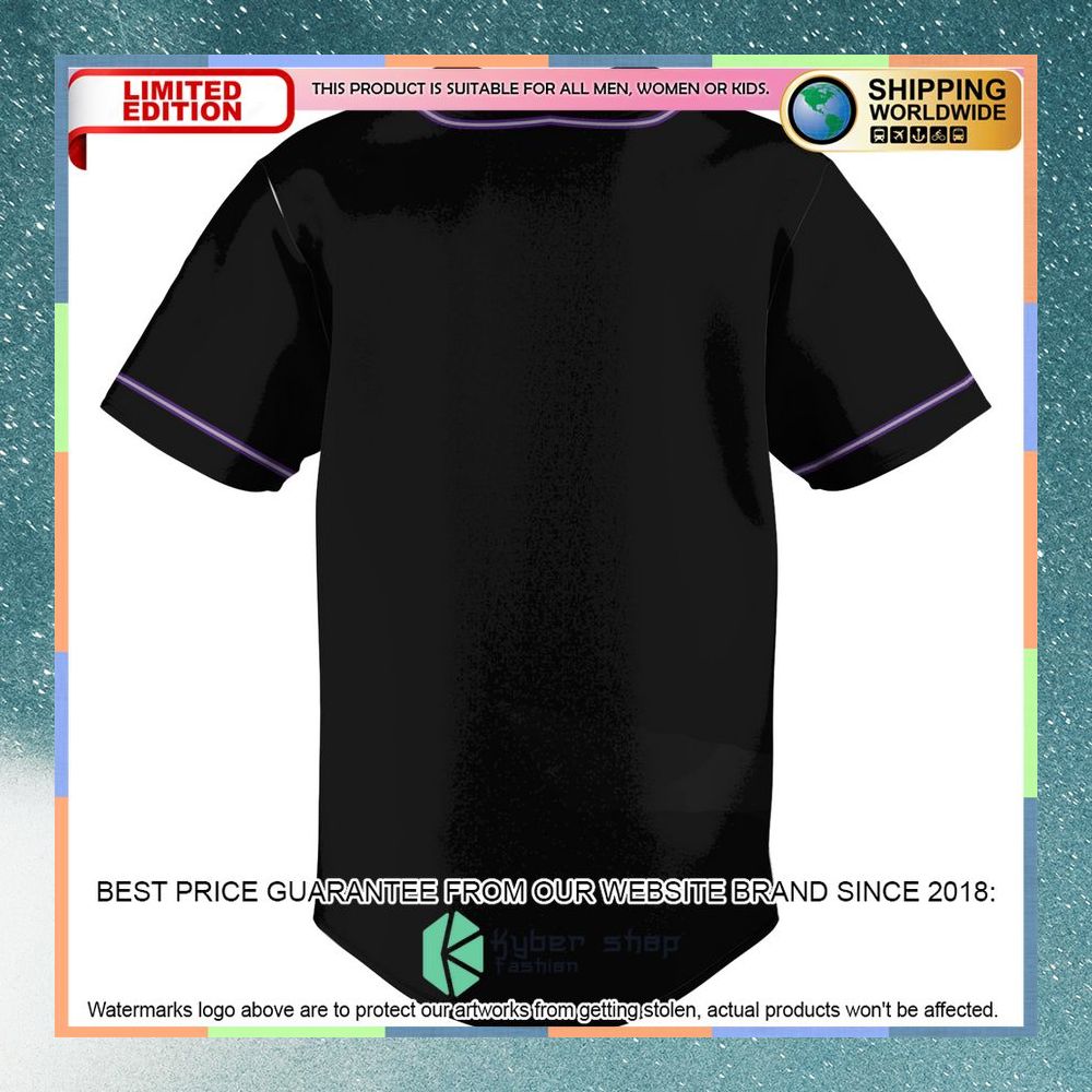 Weber State Wildcats Black Baseball Jersey 7 Weber State Wildcats Black Baseball Jersey word3