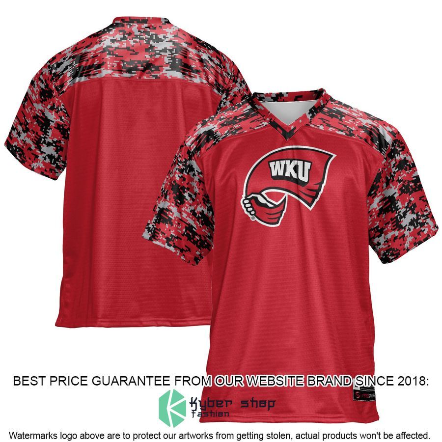 Western Kentucky Hilltoppers Red Football Jersey