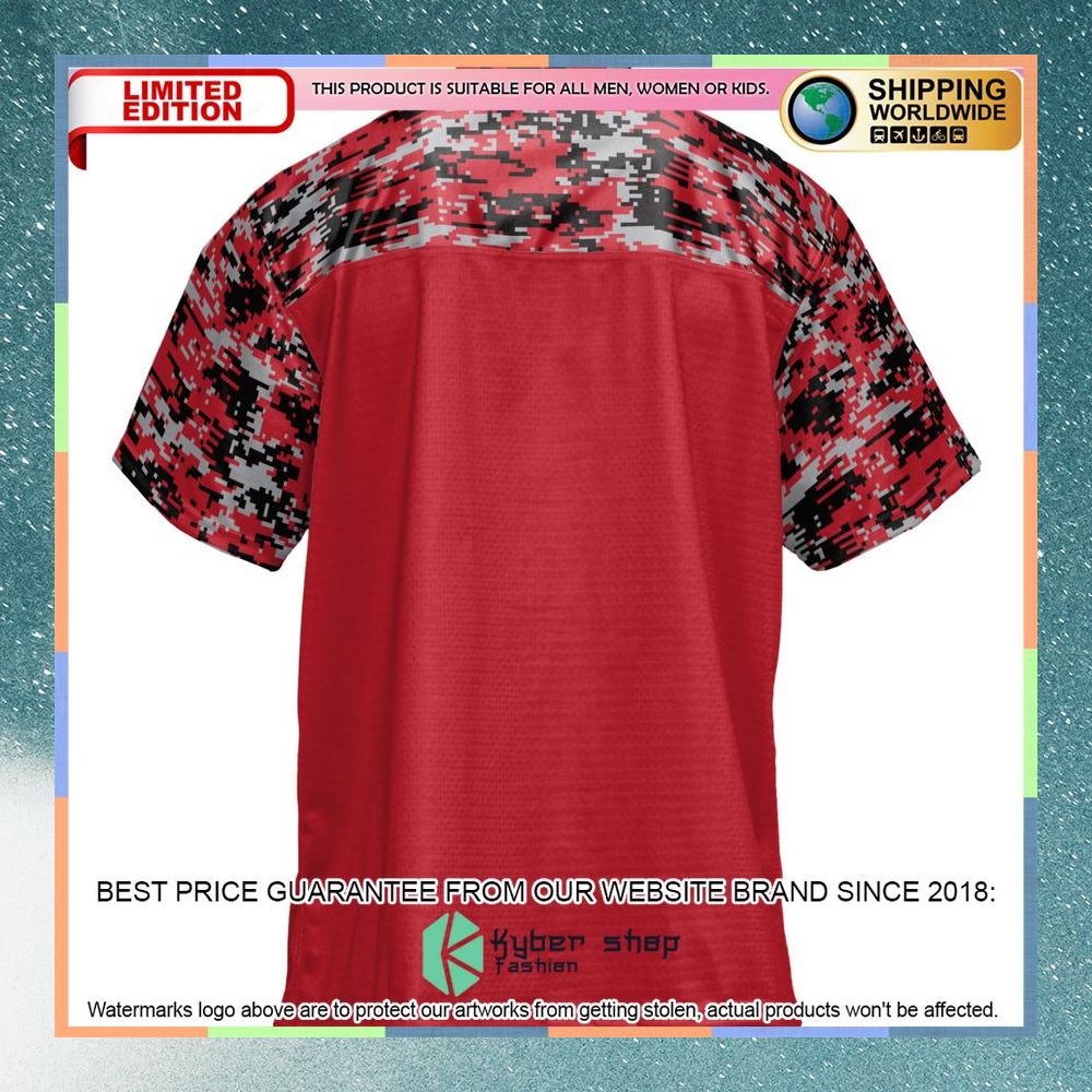 Western Kentucky Hilltoppers Red Football Jersey 7 Western Kentucky Hilltoppers Red Football Jersey word2