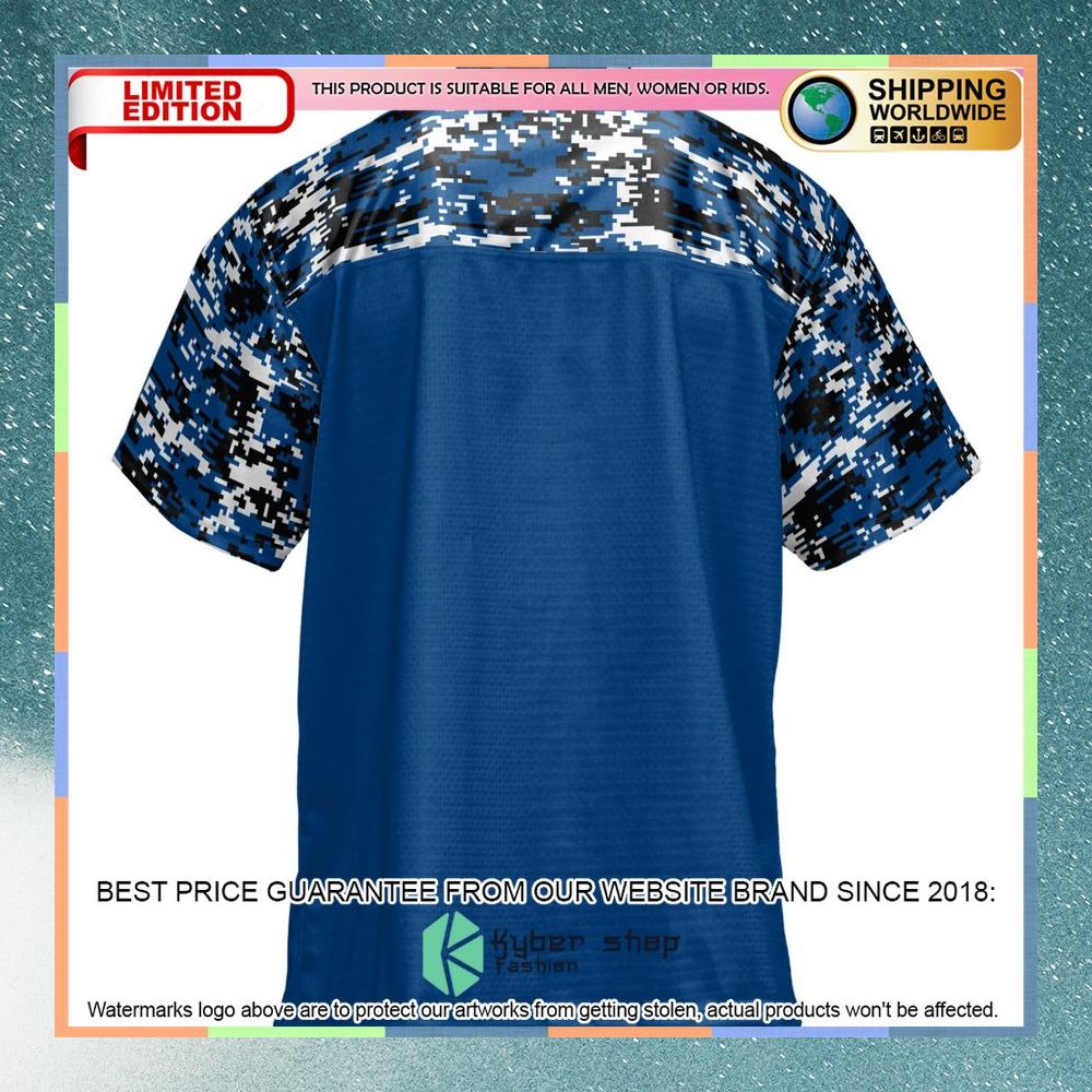 Westfield State Owls Blue Football Jersey 7 Westfield State Owls Blue Football Jersey word1