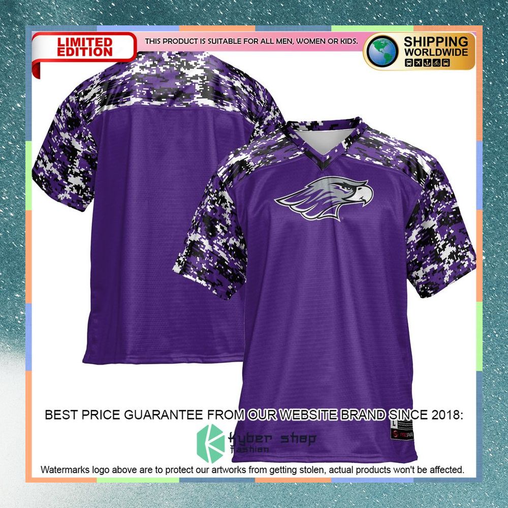Wisconsin-Whitewater Warhawks Purple Football Jersey 8 Wisconsin-Whitewater Warhawks Purple Football Jersey word2
