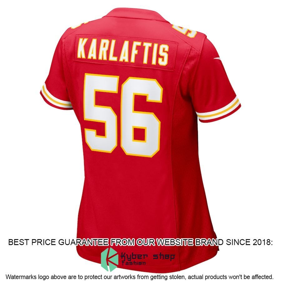 Women's Kansas City Chiefs George Karlaftis Nike Red Football Jersey 3 Women's Kansas City Chiefs George Karlaftis Nike Red Football Jersey word3
