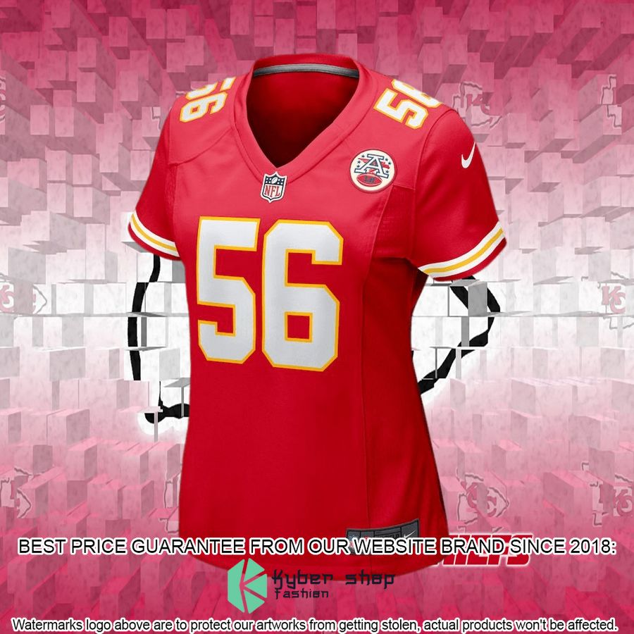 Women's Kansas City Chiefs George Karlaftis Nike Red Football Jersey 5 Women's Kansas City Chiefs George Karlaftis Nike Red Football Jersey word3