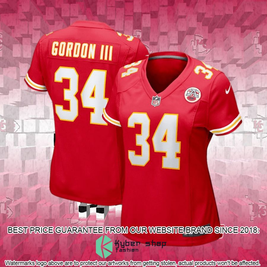 Women's Kansas City Chiefs Melvin Gordon LII Nike Red Home Football Jersey 4 Women's Kansas City Chiefs Melvin Gordon LII Nike Red Home Football Jersey word2