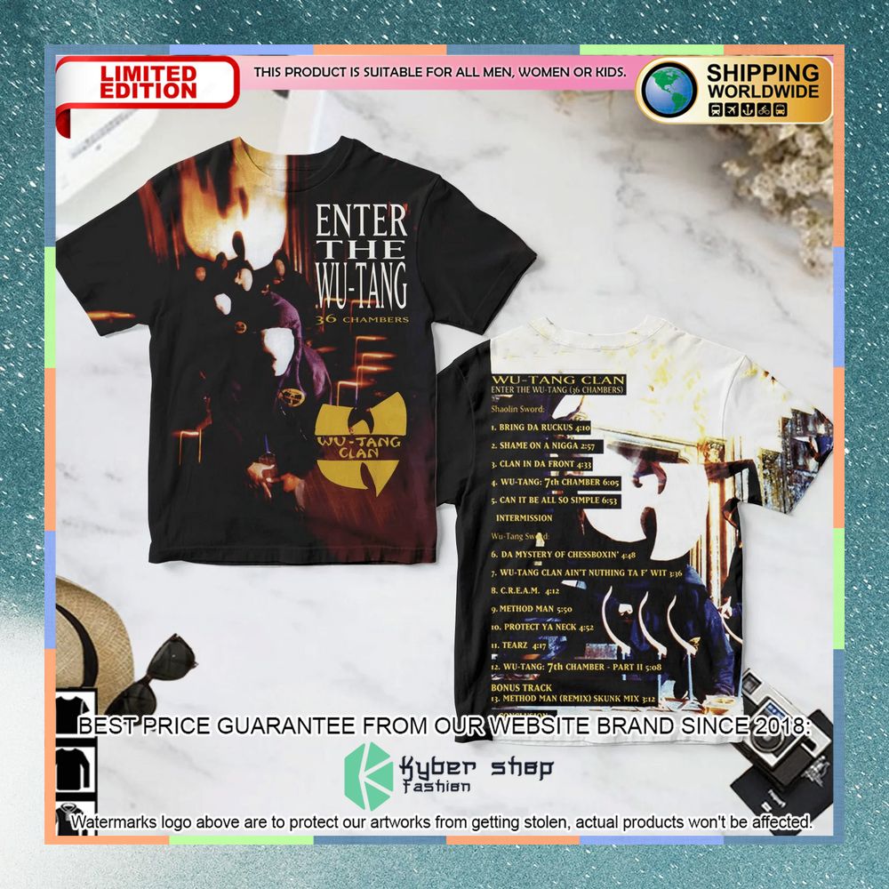 wu tang clan chambers album t shirt 1 725