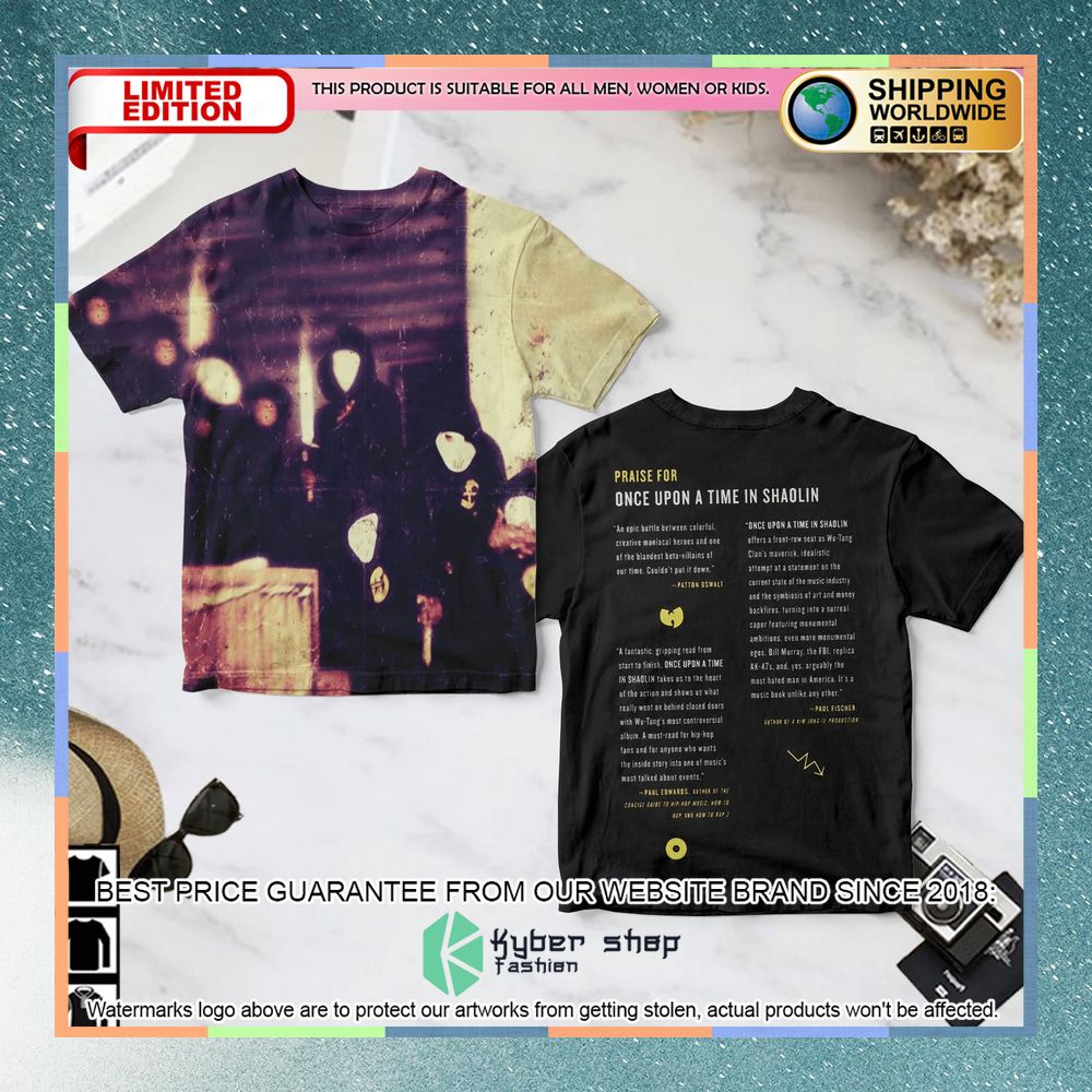 wu tang clan one upon a time album t shirt 1 558