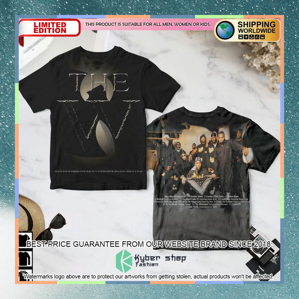 wu tang clan the w album t shirt 1 424