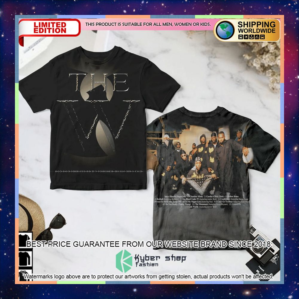 Wu-Tang Clan The W Album T Shirt 3 wu tang clan the w album t shirt 1 556