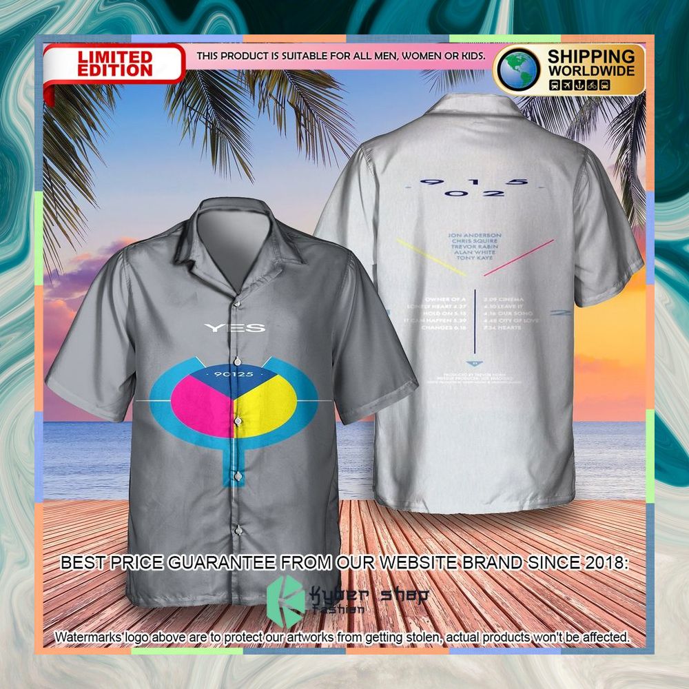 Yes Band 90125 Album Hawaiian Shirt 3 yes band 90125 album hawaiian shirt 1 901