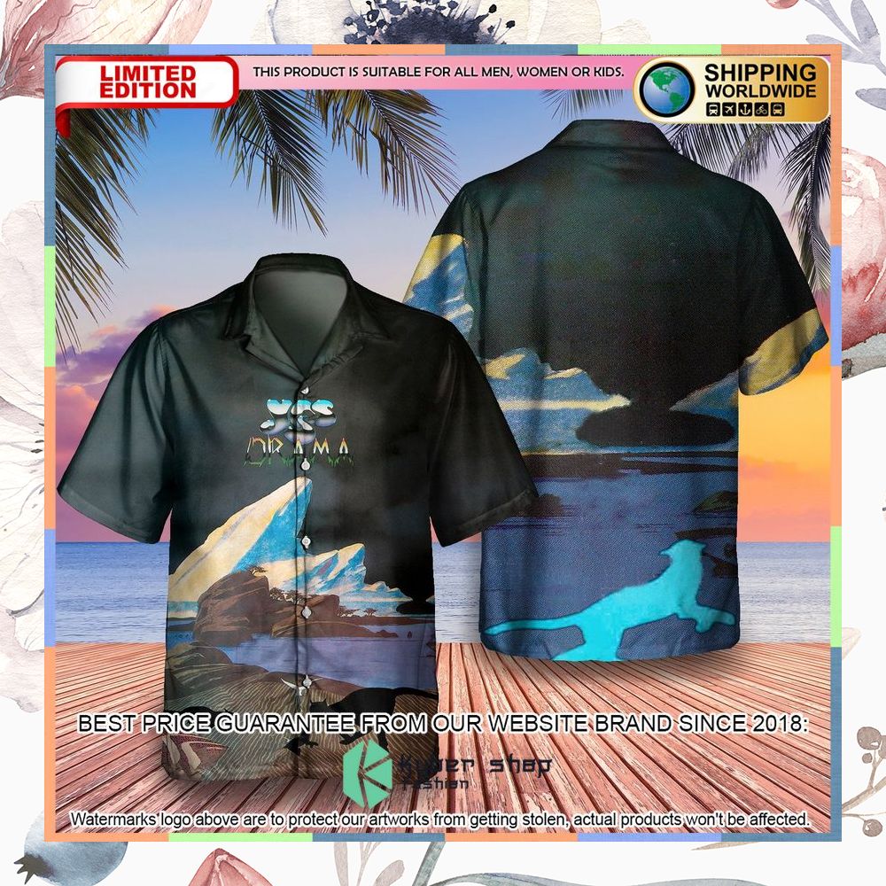yes band drama album hawaiian shirt 1 447