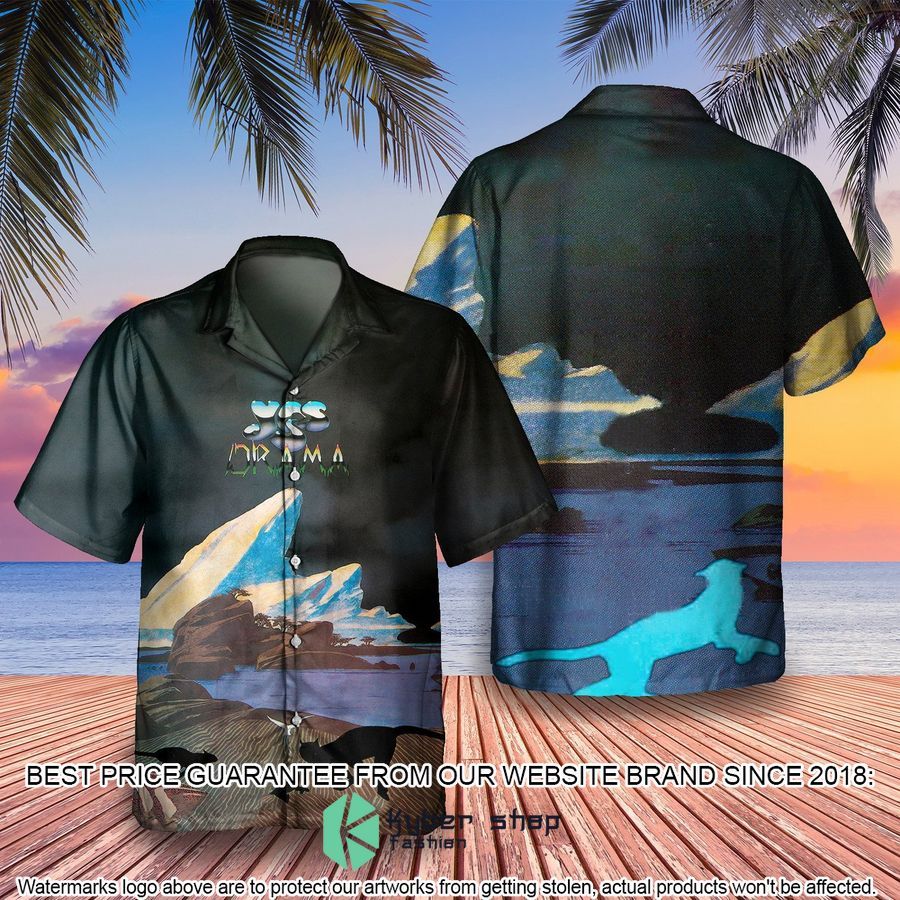 yes band drama album hawaiian shirt 1 788