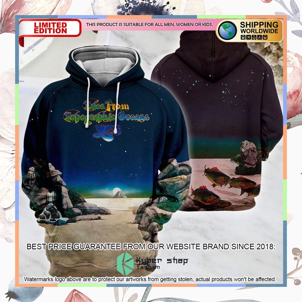 Yes Band Tales From Topographic Oceans Album T Shirt 5 yes band tales from topographic oceans album t shirt 2 13