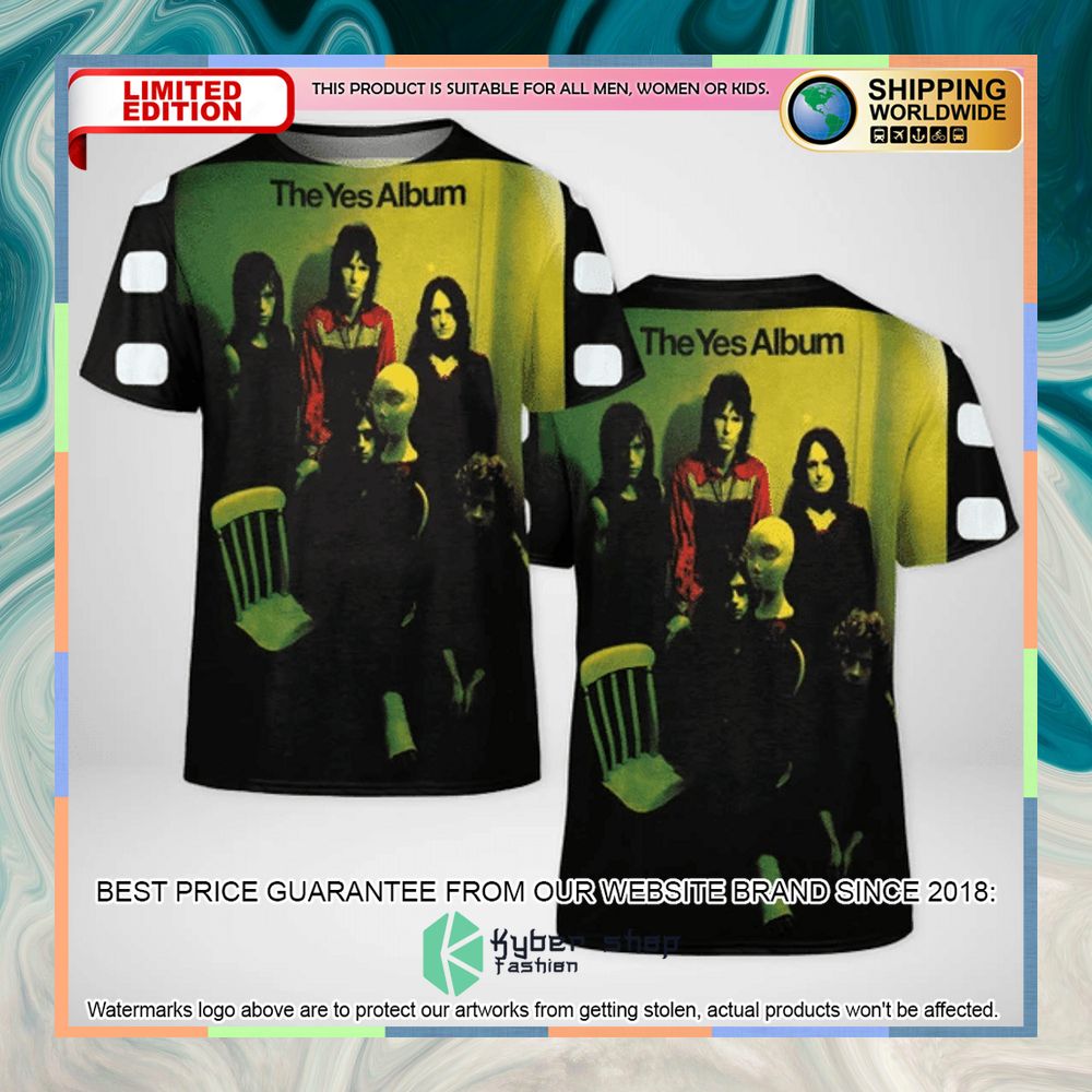 Yes Band The Yes Album T Shirt 3 yes band the yes album t shirt 1 432