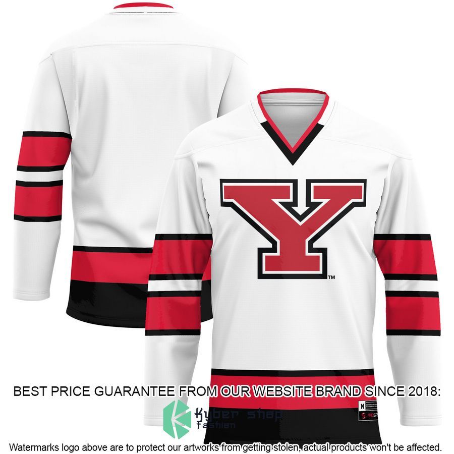 Youngstown State Penguins White Hockey Jersey 4 Youngstown State Penguins White Hockey Jersey word2