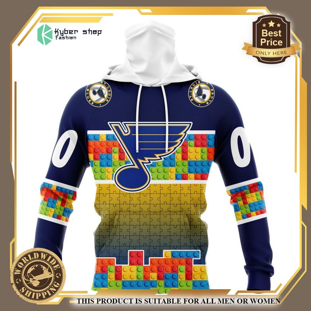 Personalized St Louis Blues Autism Awareness Shirt, Hoodie 4 personalized st louis blues autism awareness shirt hoodie 4