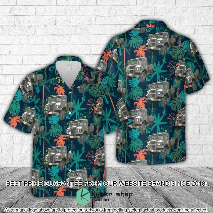 1942 canadian military pattern chevrolet truck hawaiian shirt 1 975