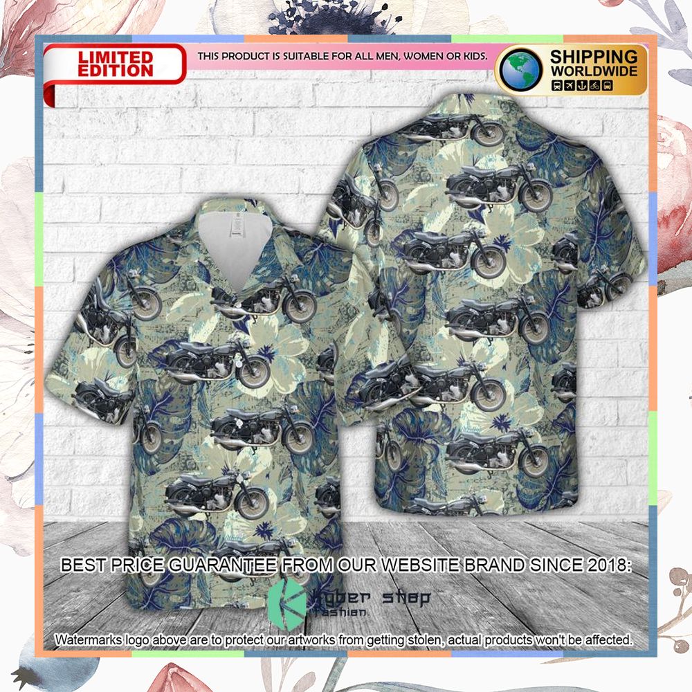 1954 velocette mss hawaiian shirt 1 488