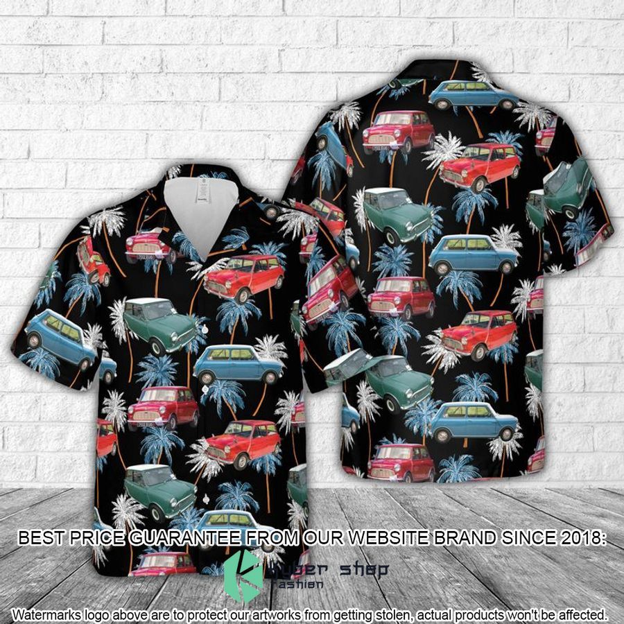 1960 morris mini minor 850 hawaiian shirt 1 470